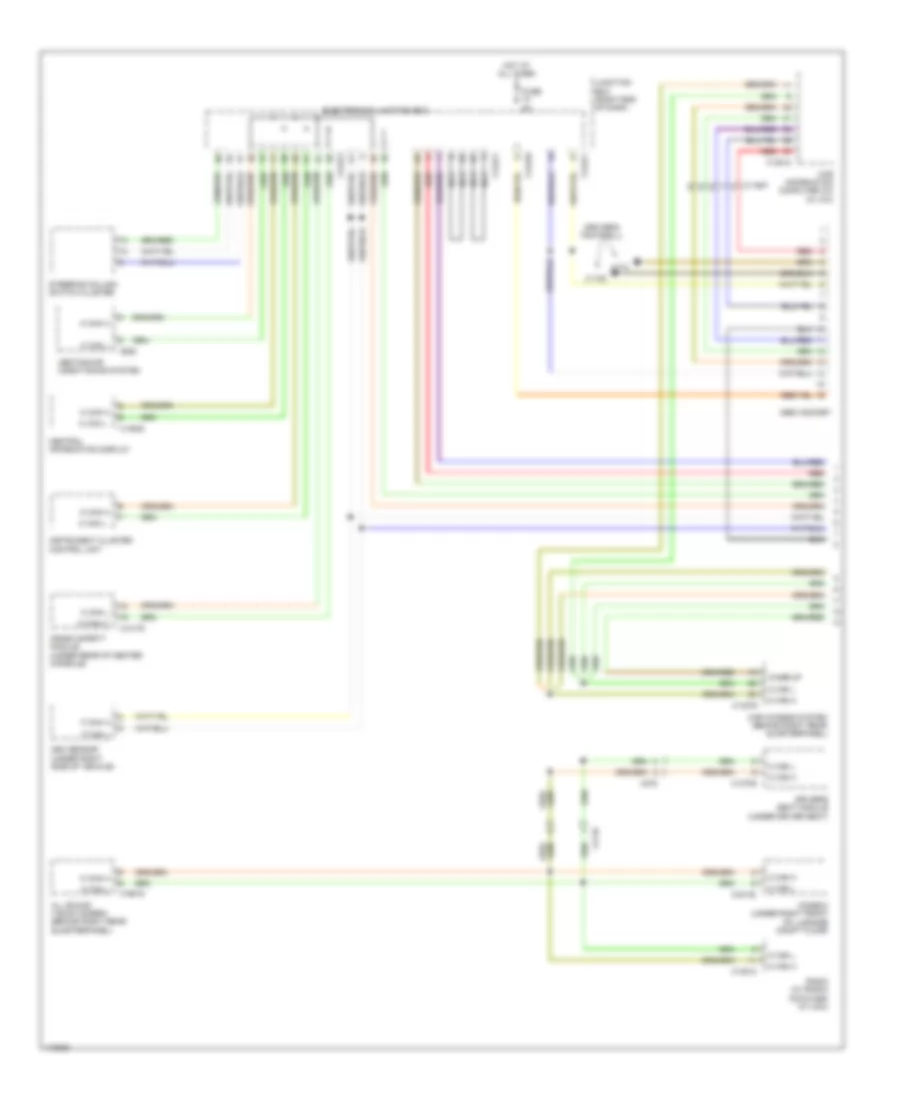 Computer Data Lines Wiring Diagram 1 of 2 for BMW X1 28i 2013