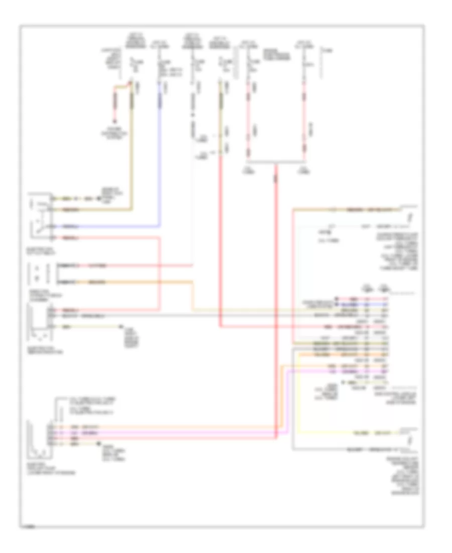 Cooling Fan Wiring Diagram for BMW X1 28i 2013