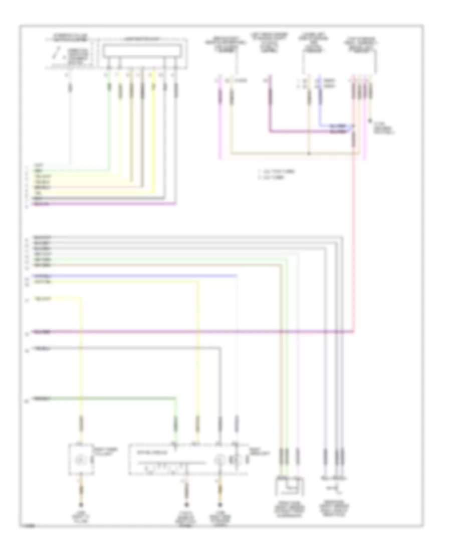Adaptive Front Lighting Wiring Diagram 2 of 2 for BMW X1 28i 2013