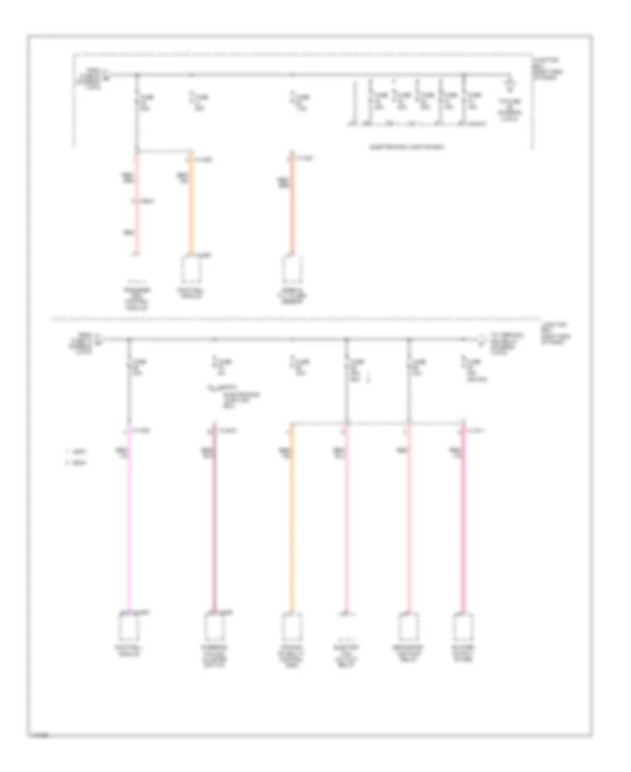 Power Distribution Wiring Diagram 2 of 6 for BMW X1 28i 2013