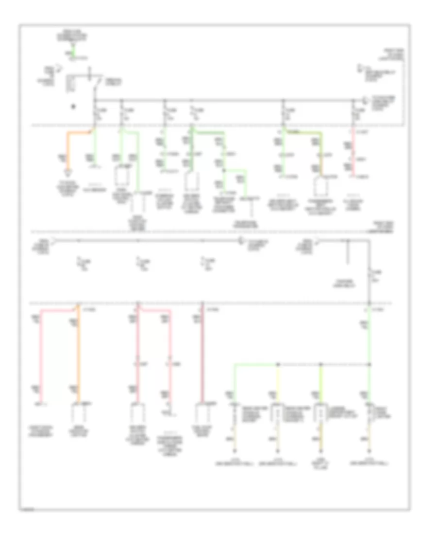 Power Distribution Wiring Diagram 4 of 6 for BMW X1 28i 2013