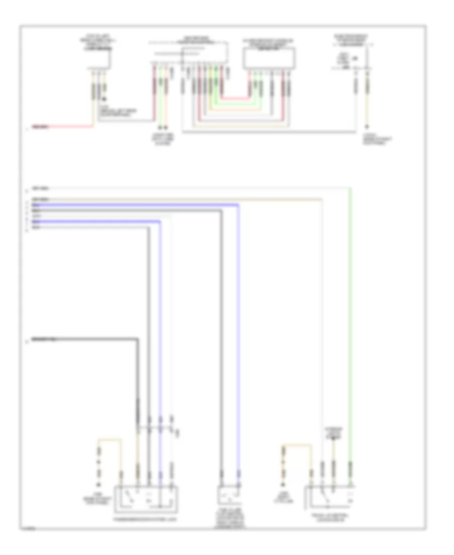Power Door Locks Wiring Diagram (3 of 3) for BMW X1 28i 2013
