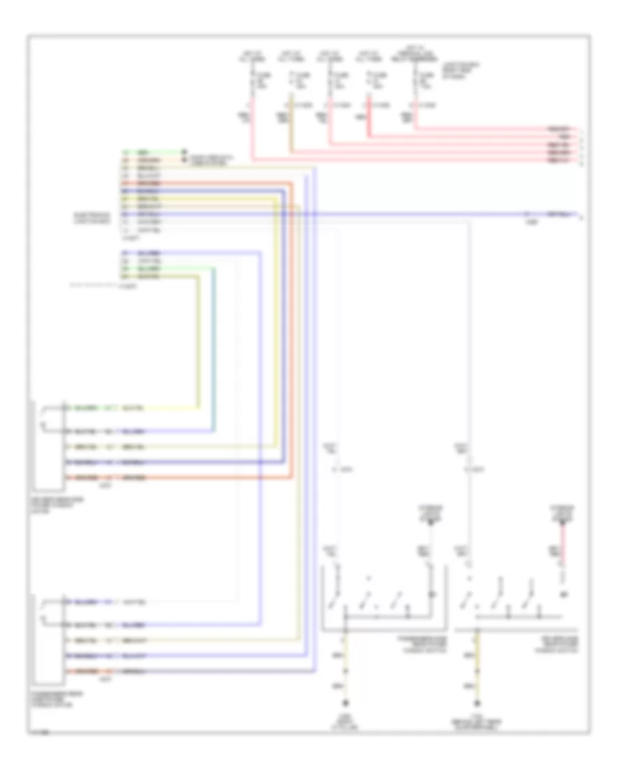Power Windows Wiring Diagram 1 of 2 for BMW X1 28i 2013