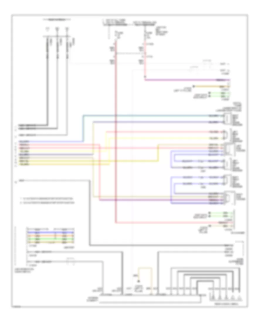 Base Radio Wiring Diagram with CIC 2 of 2 for BMW X1 28i 2013