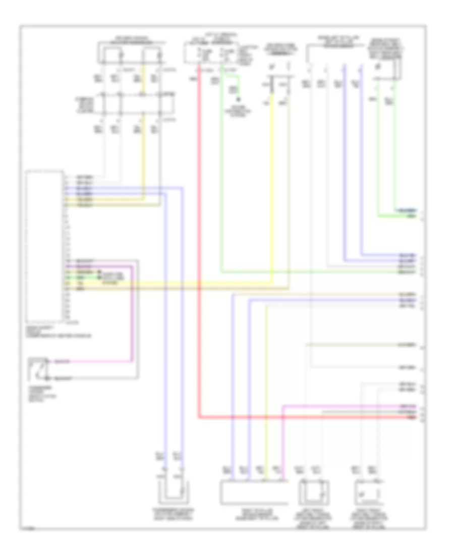Supplemental Restraints Wiring Diagram 1 of 2 for BMW X1 28i 2013