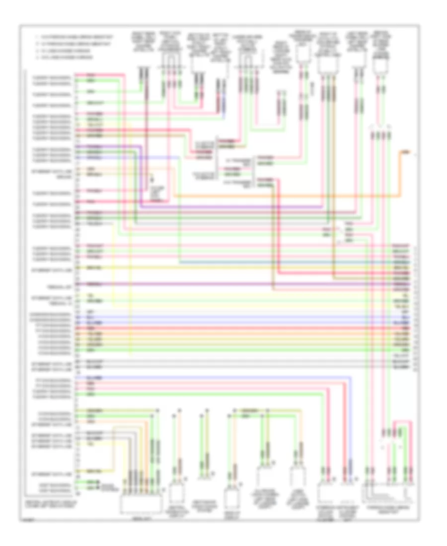 Computer Data Lines Wiring Diagram 1 of 5 for BMW ActiveHybrid 7 2014