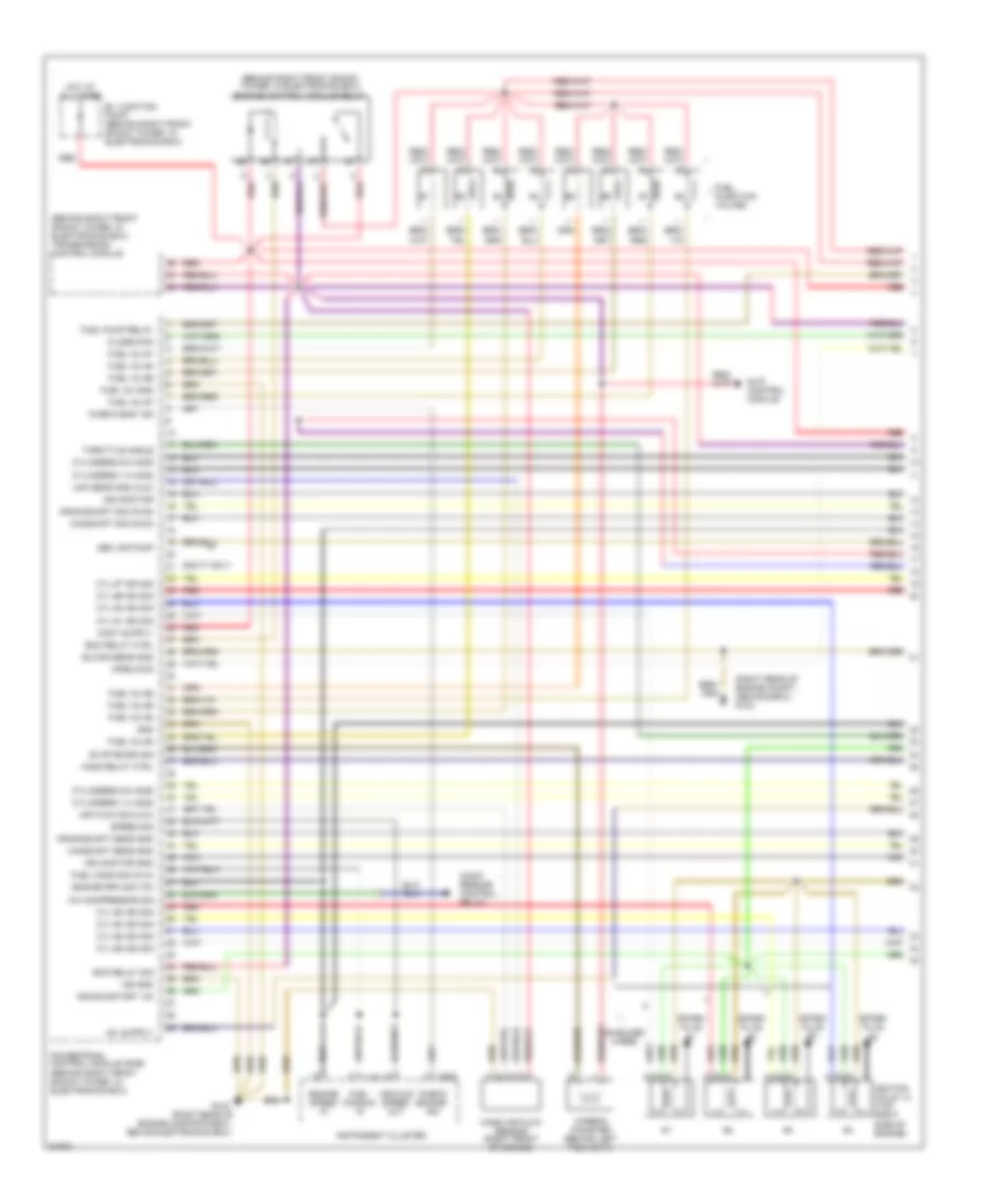 3 0L Engine Performance Wiring Diagrams 1 of 3 for BMW 530i 1995