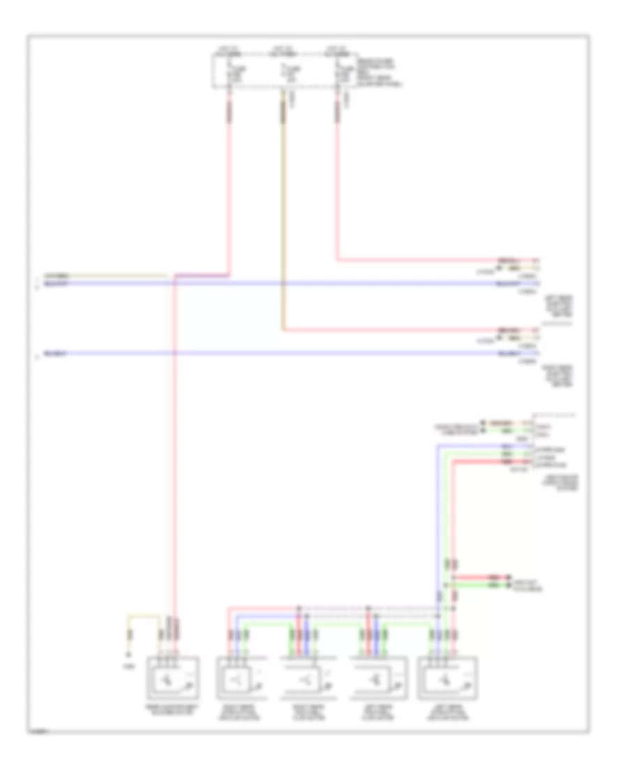 Rear Heater  A C Wiring Diagram 2 of 2 for BMW X6 35i 2010