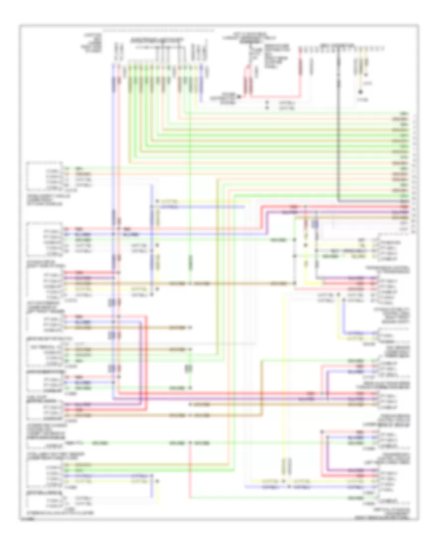 Computer Data Lines Wiring Diagram 1 of 2 for BMW X6 35i 2010