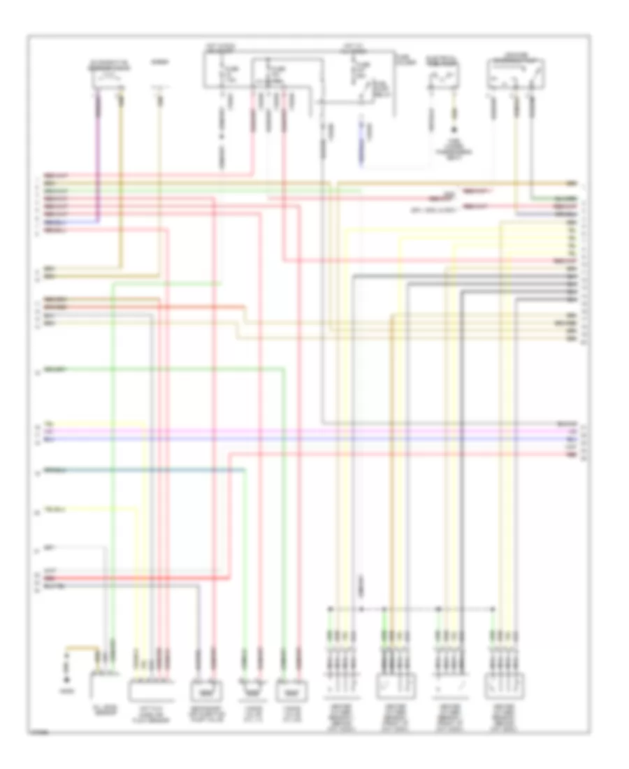 4.4L, Engine Performance Wiring Diagram (2 of 4) for BMW X5 30i 2001