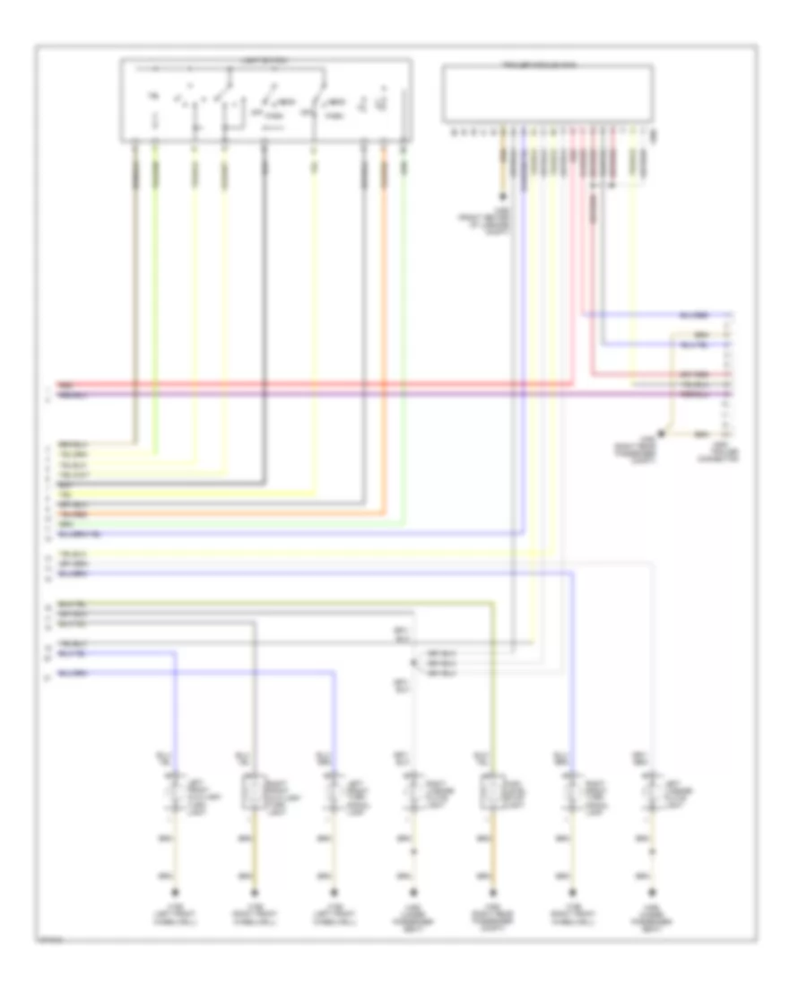 Exterior Lamps Wiring Diagram (2 of 2) for BMW X5 30i 2001
