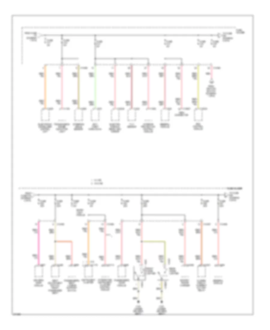 4 4L Power Distribution Wiring Diagram 3 of 6 for BMW X5 30i 2001