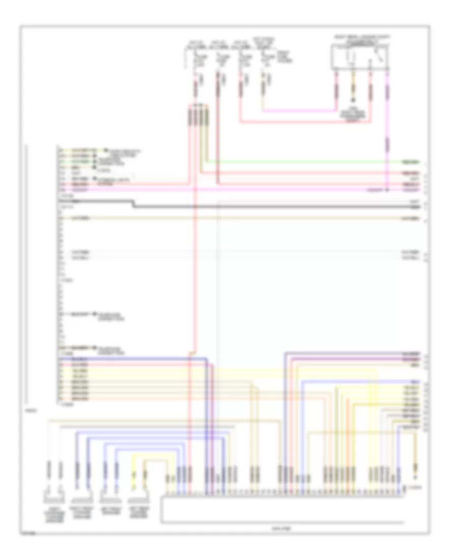 Premium Radio Wiring Diagram with HIFI Radio without On Board Monitor 1 of 2 for BMW X5 30i 2001