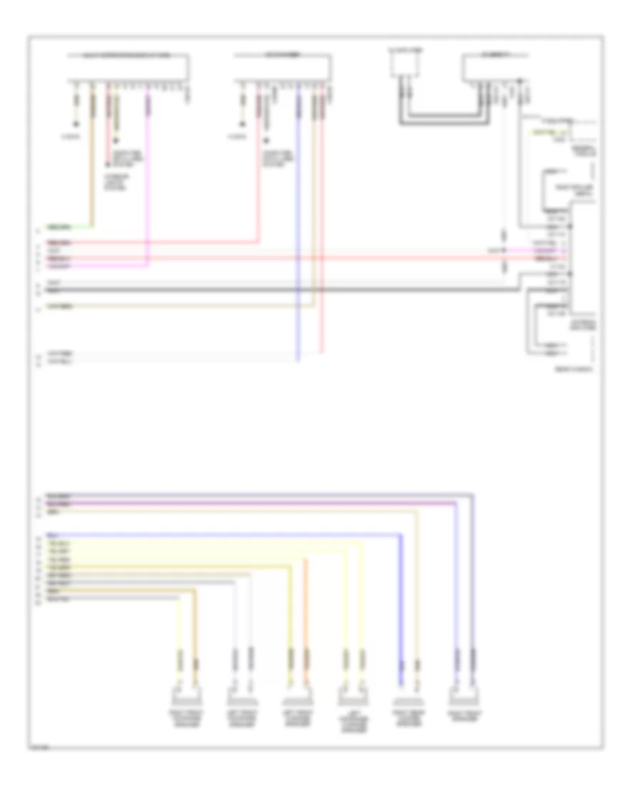 Premium Radio Wiring Diagram, with HIFI Radio without On-Board Monitor (2 of 2) for BMW X5 30i 2001
