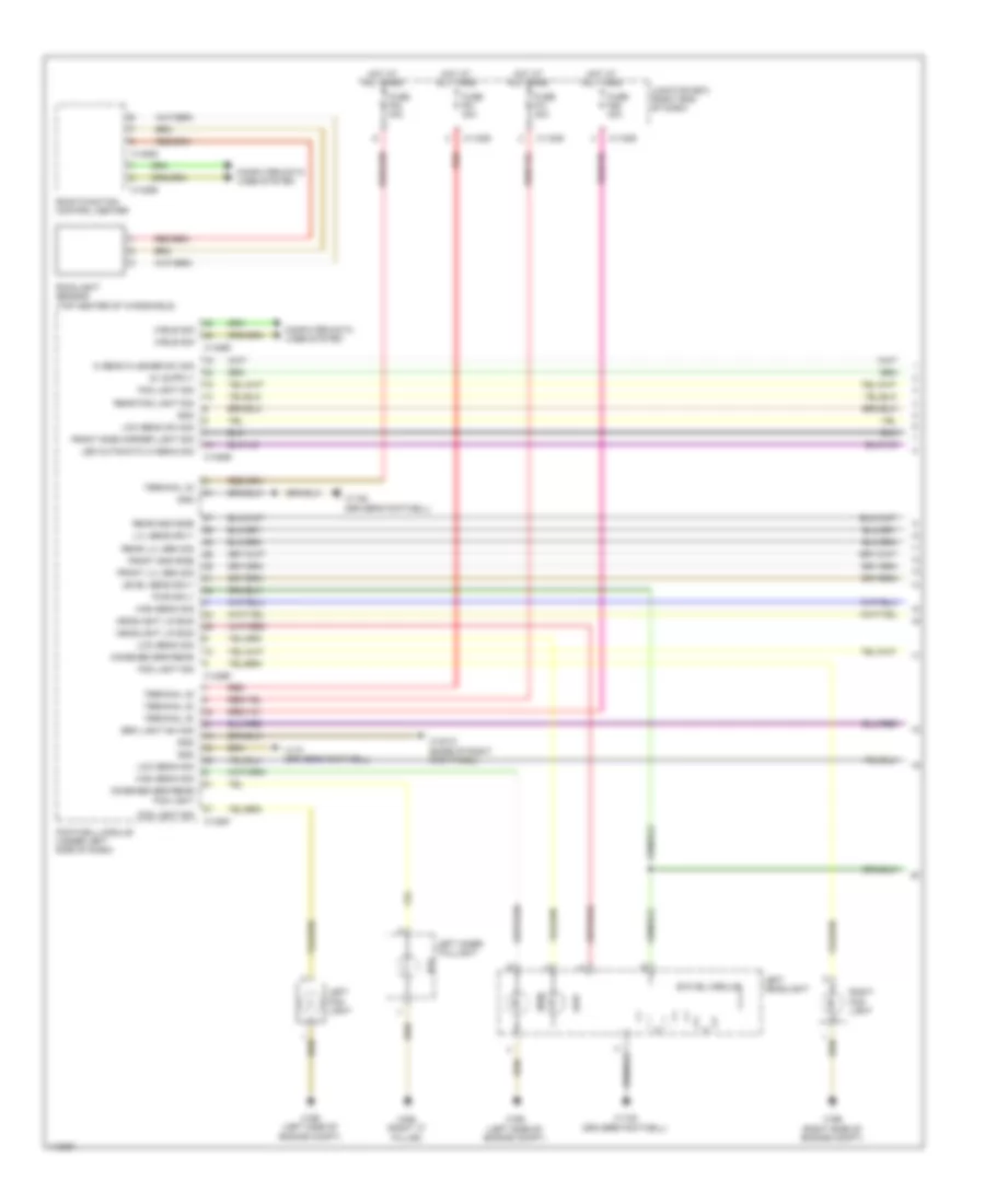 Adaptive Front Lighting Wiring Diagram 1 of 2 for BMW X1 28is 2013
