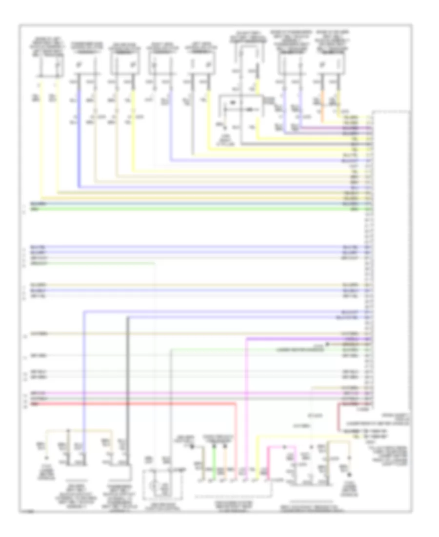 Supplemental Restraints Wiring Diagram 2 of 2 for BMW X1 28is 2013