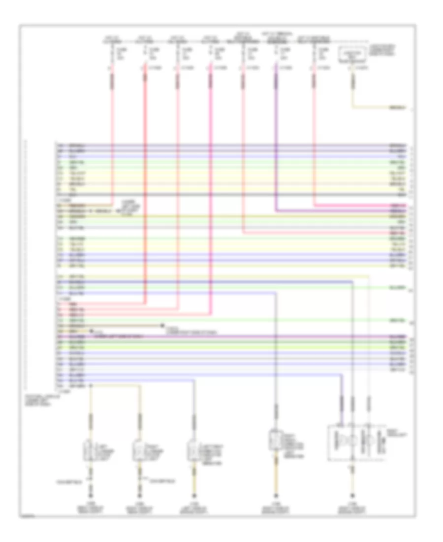 Exterior Lamps  Trailer Connector Wiring Diagram Except Sedan 1 of 3 for BMW 335xi 2010