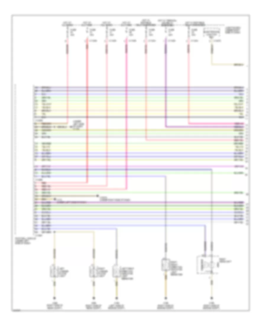 Exterior Lamps  Trailer Connector Wiring Diagram Sedan 1 of 3 for BMW 335xi 2010