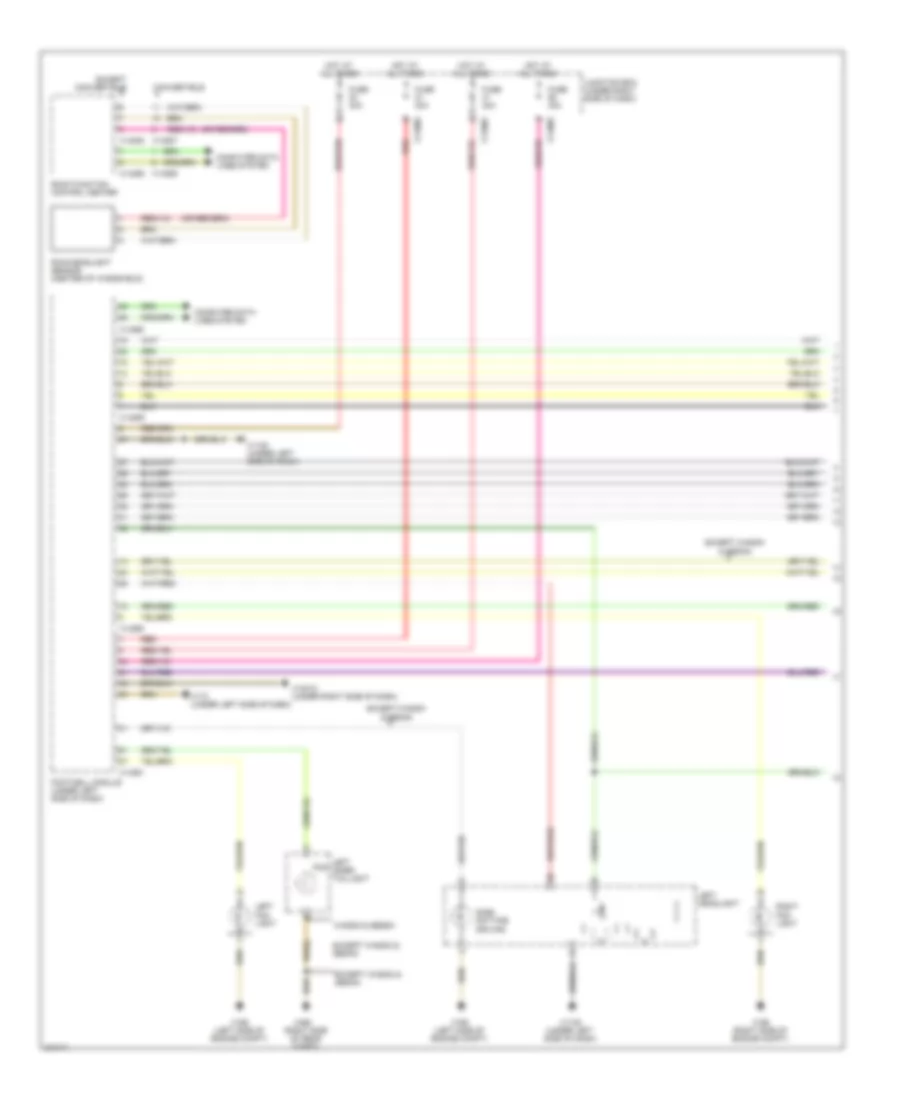 Adaptive Front Lighting Wiring Diagram 1 of 2 for BMW 335xi 2010