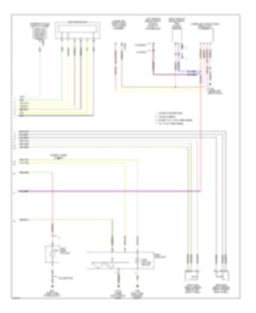 Adaptive Front Lighting Wiring Diagram 2 of 2 for BMW 335xi 2010