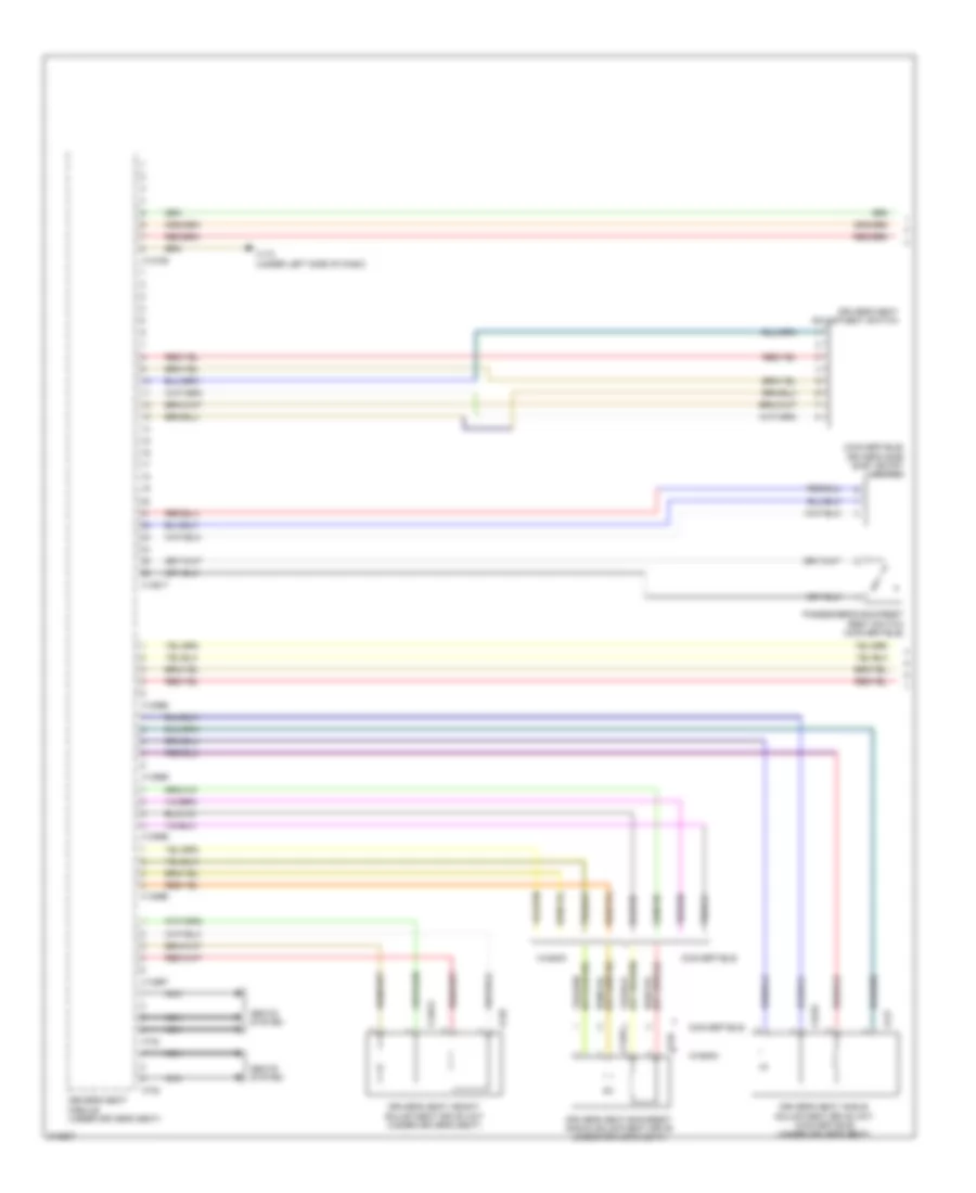 Drivers Memory Seat Wiring Diagram, Except Coupe (1 of 2) for BMW 335xi 2010
