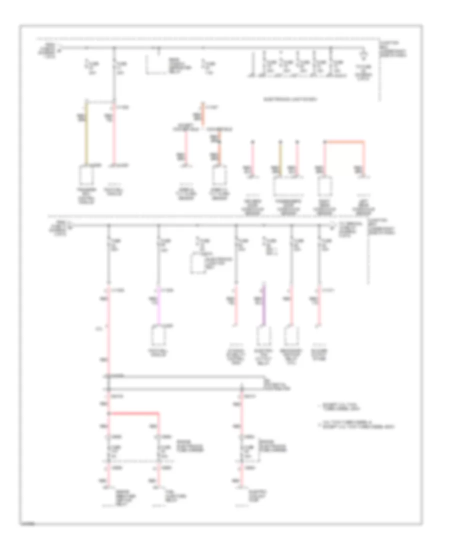 Power Distribution Wiring Diagram 2 of 5 for BMW 335xi 2010
