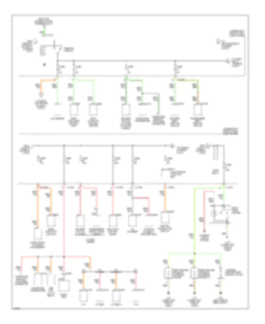 Power Distribution Wiring Diagram 4 of 5 for BMW 335xi 2010