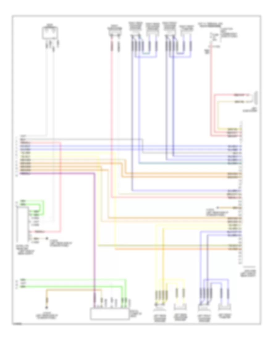 Premium Radio Wiring Diagram with CIC  HIFI Radio 2 of 2 for BMW 335xi 2010