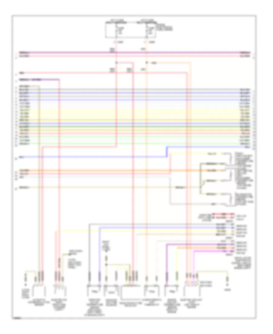 Automatic AC Wiring Diagram (2 of 3) for BMW 528i 2008