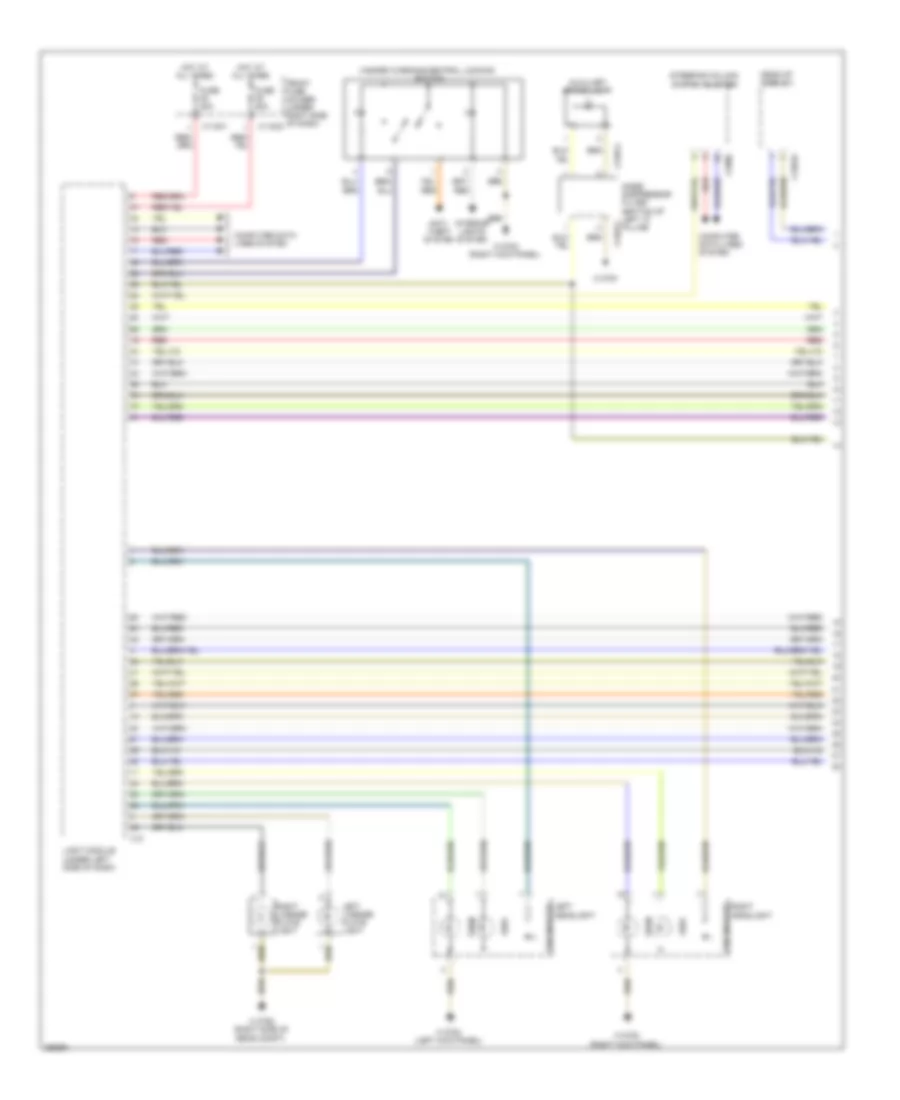 Exterior Lamps Wiring Diagram (1 of 2) for BMW 528i 2008