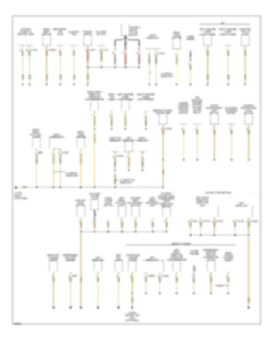 Ground Distribution Wiring Diagram (3 of 7) for BMW 528i 2008