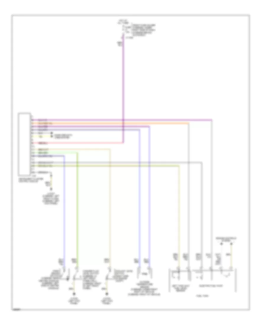 Instrument Cluster Wiring Diagram for BMW 528i 2008