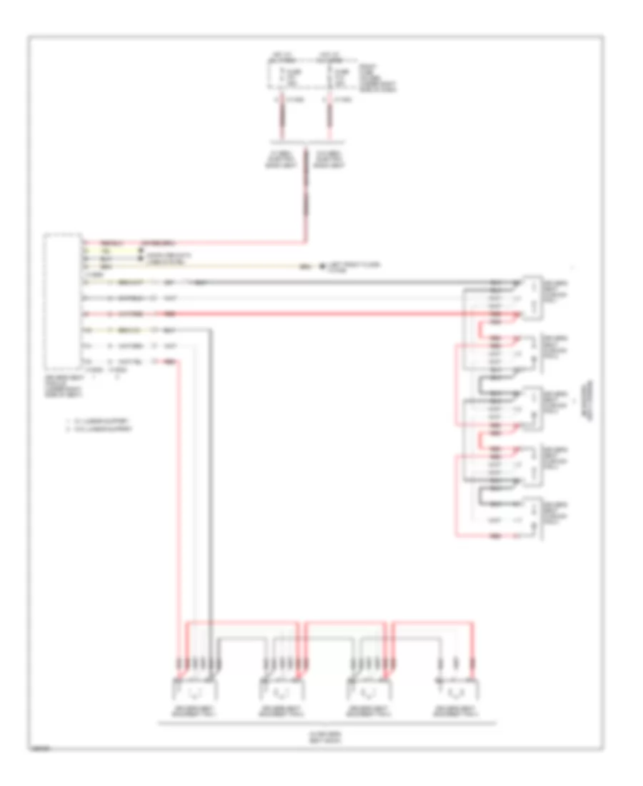 Seat Ventilation Wiring Diagram (1 of 2) for BMW 528i 2008