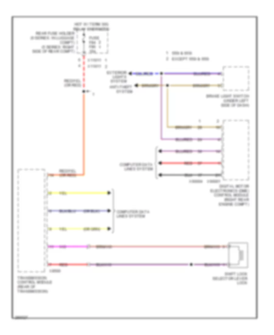 A T Wiring Diagram for BMW 528i 2008