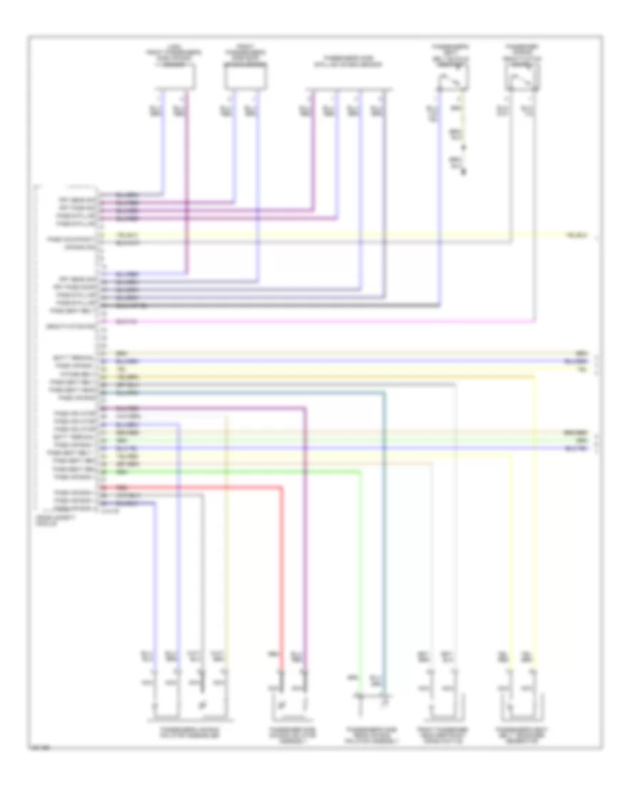 Supplemental Restraints Wiring Diagram 1 of 3 for BMW 528i 2008