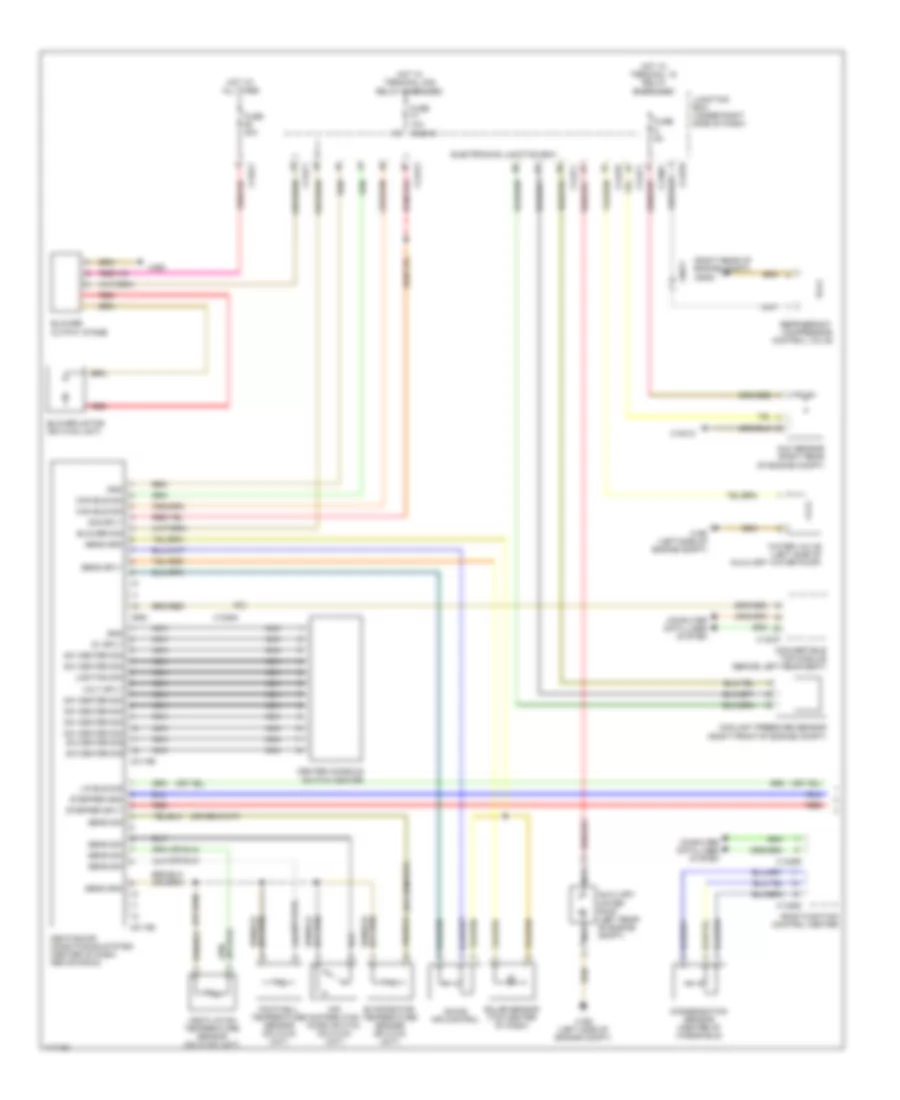 Automatic A C Wiring Diagram 1 of 2 for BMW 135i 2013