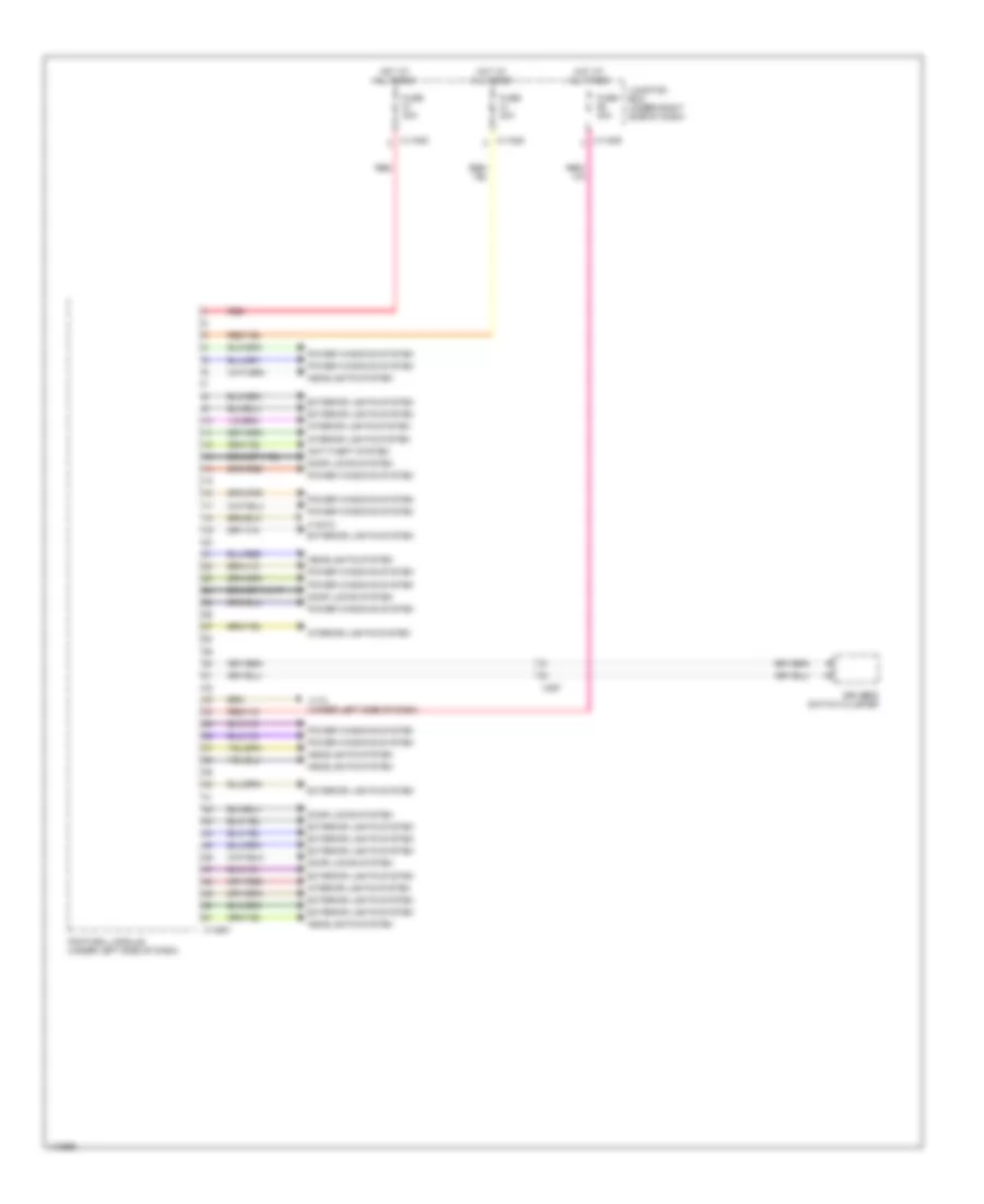 Body Control Modules Wiring Diagram (2 of 2) for BMW 135i 2013