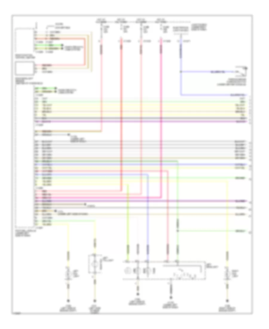 Adaptive Front Lighting Wiring Diagram 1 of 2 for BMW 135i 2013
