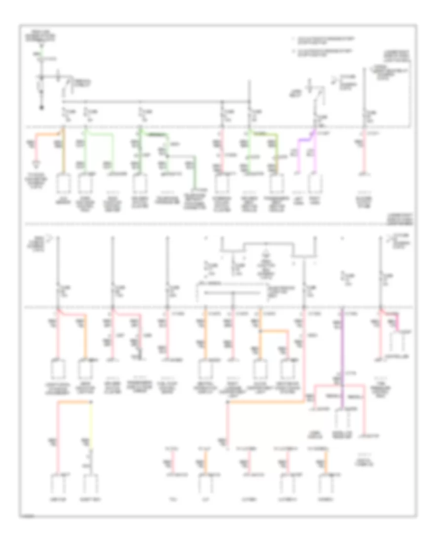 Power Distribution Wiring Diagram 4 of 5 for BMW 135i 2013