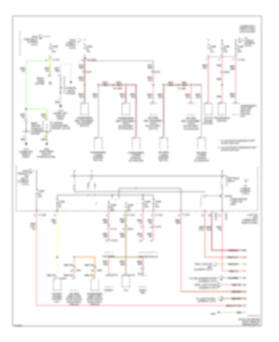 Power Distribution Wiring Diagram 5 of 5 for BMW 135i 2013