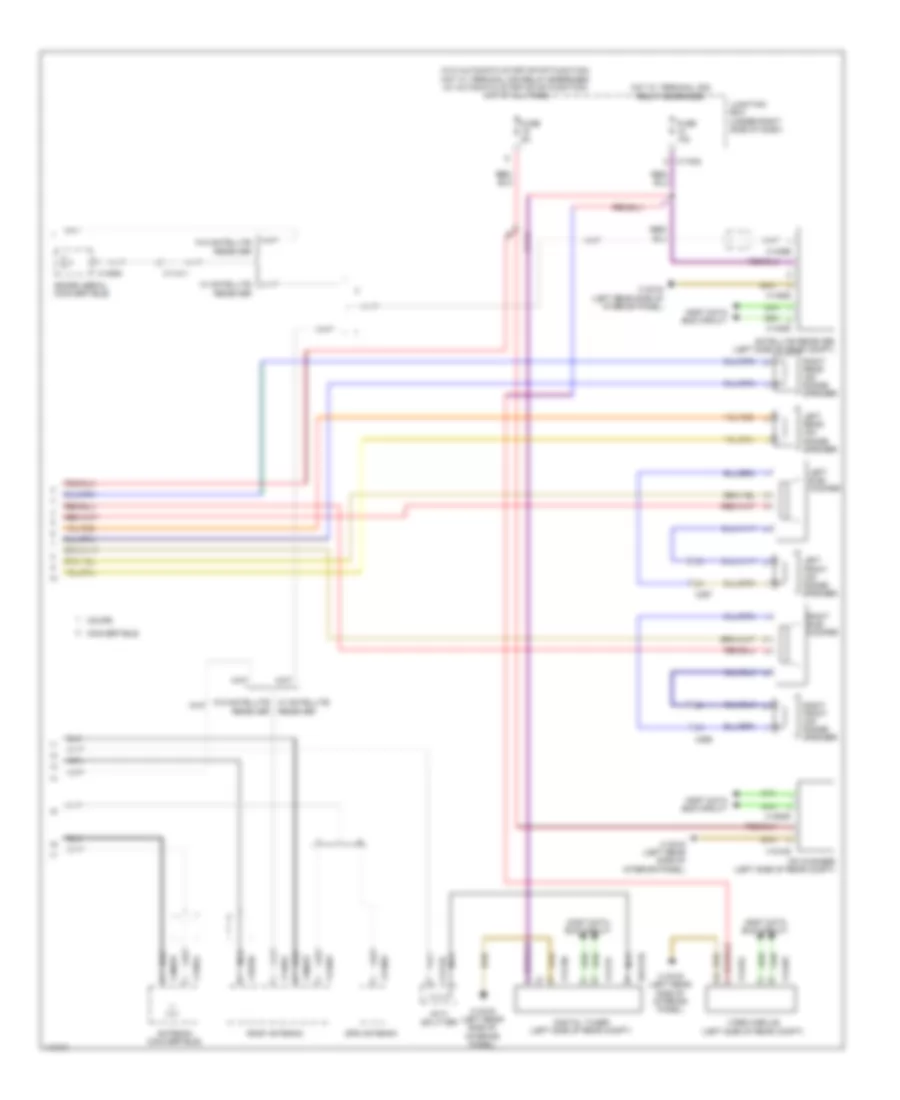 Base Radio Wiring Diagram, with CIC (2 of 2) for BMW 135i 2013