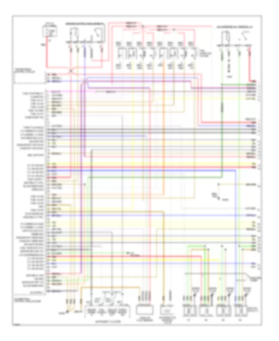 4 0L Engine Performance Wiring Diagrams 1 of 3 for BMW 740i 1995