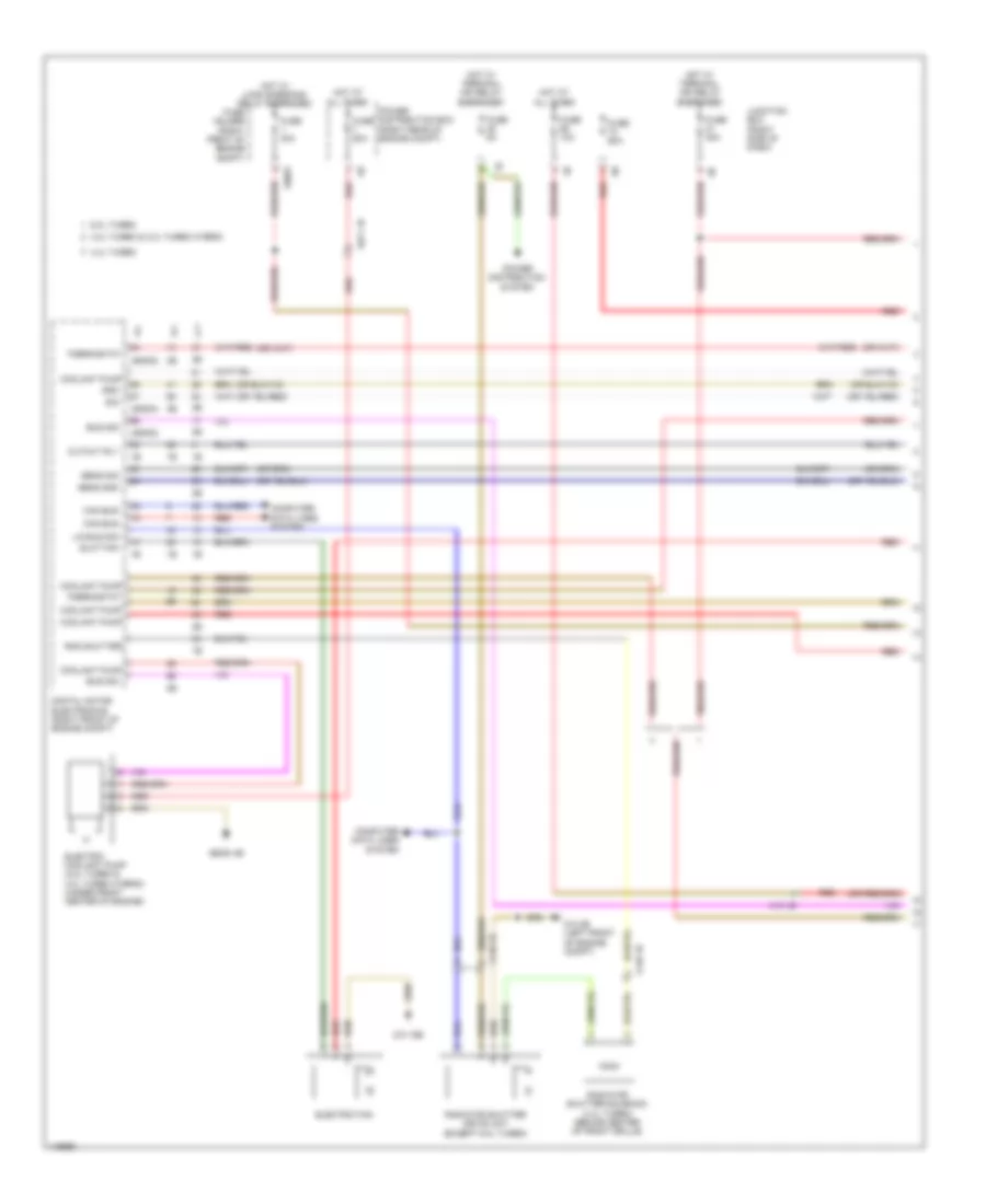 Cooling Fan Wiring Diagram 1 of 2 for BMW Alpina B7 xDrive 2014