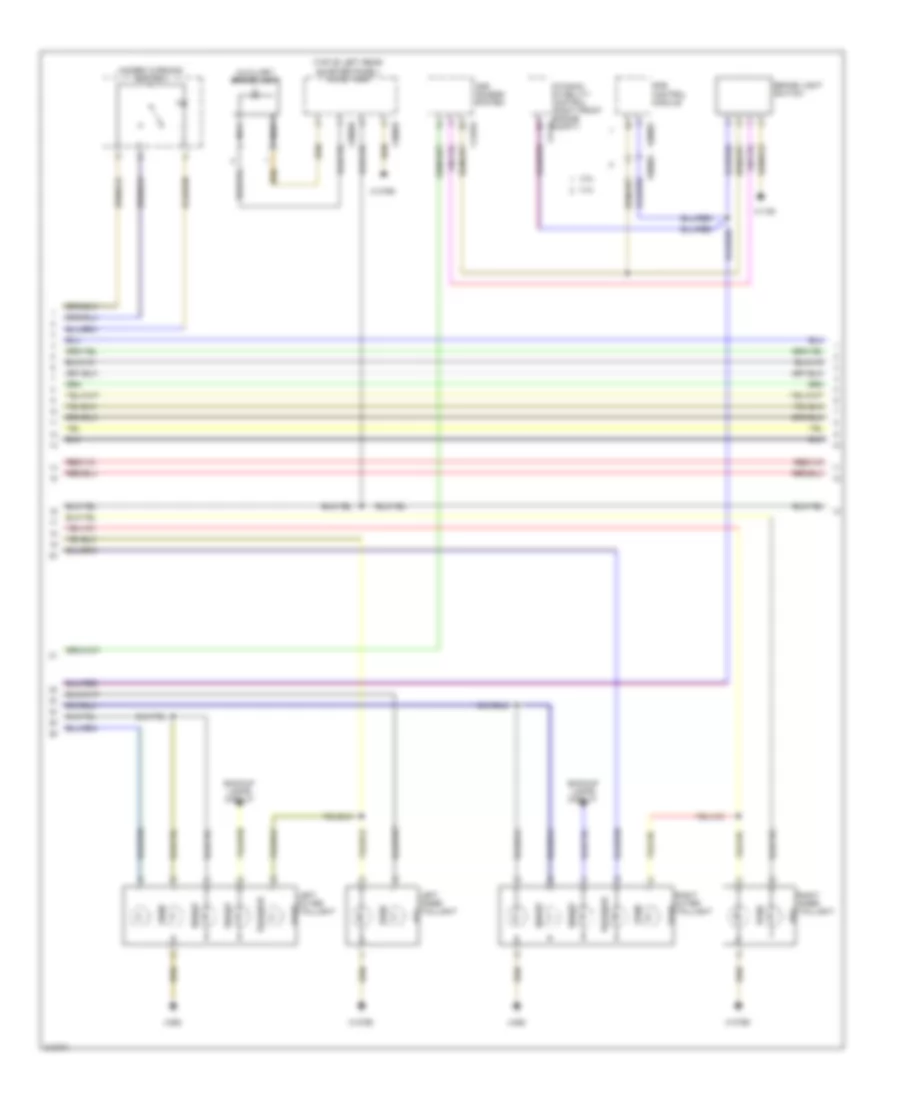Exterior Lamps Wiring Diagram (2 of 3) for BMW X6 ActiveHybrid 2010