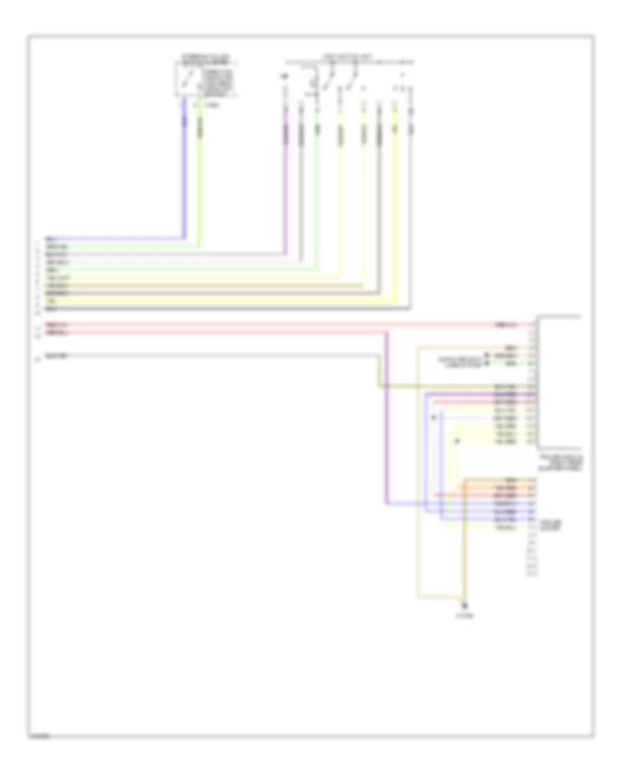 Exterior Lamps Wiring Diagram (3 of 3) for BMW X6 ActiveHybrid 2010