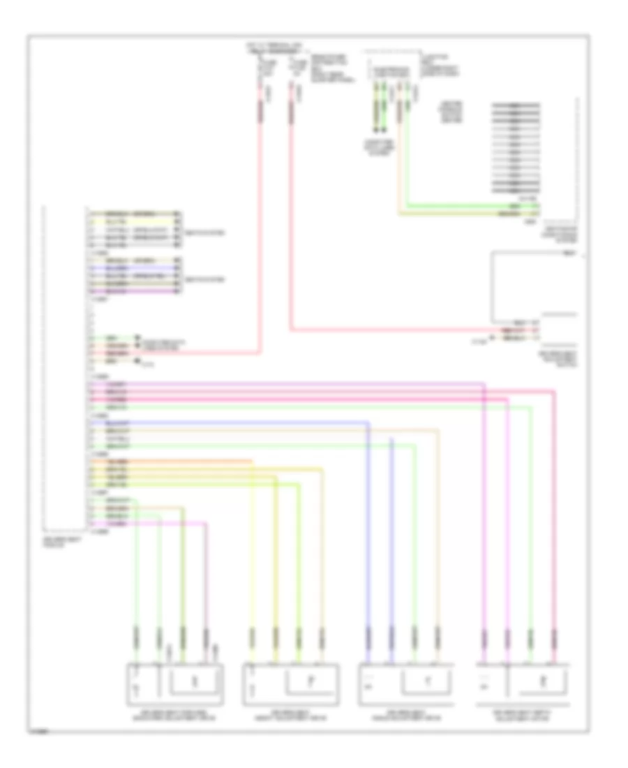 Driver s Memory Seat Wiring Diagram with Lumbar Support 1 of 2 for BMW X6 ActiveHybrid 2010