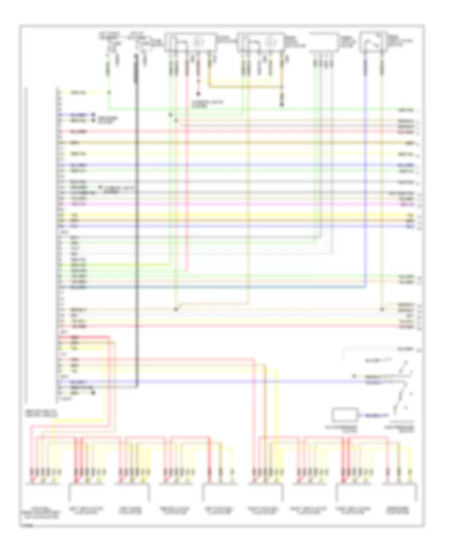 Air Conditioning Wiring Diagrams 1 of 2 for BMW 740iL 1995