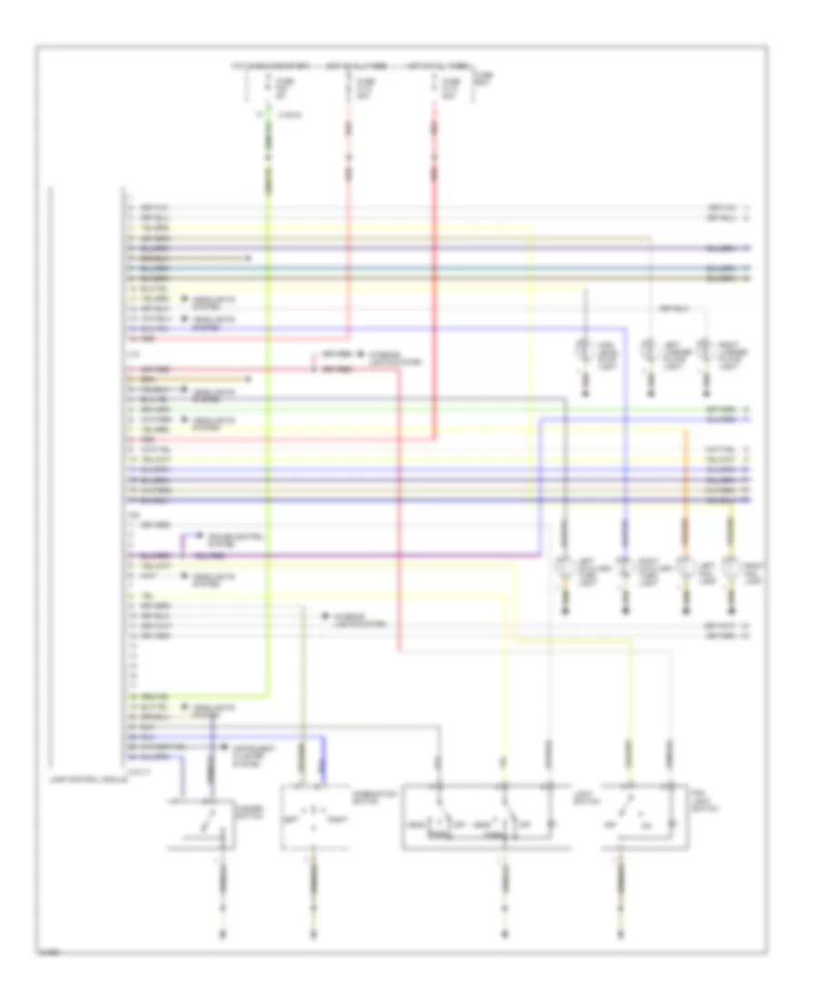 Exterior Light Wiring Diagram 1 of 2 for BMW 740iL 1995