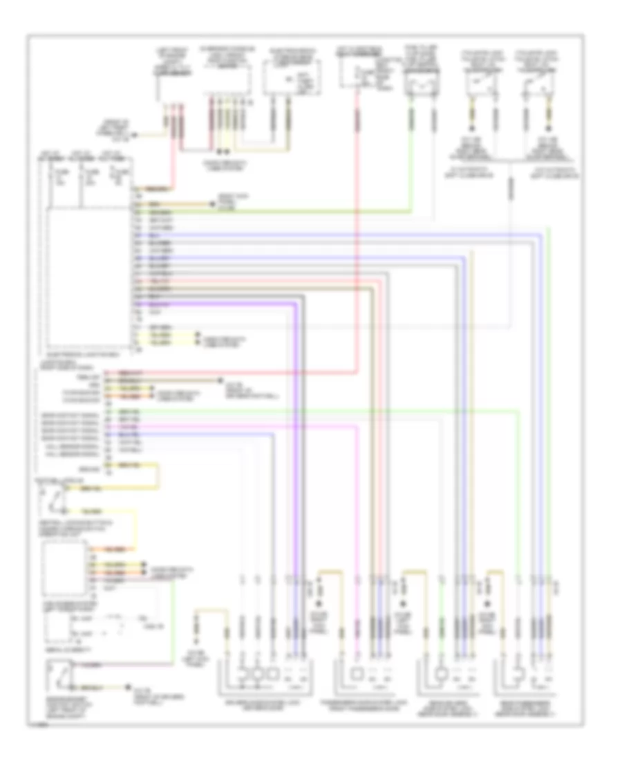 Anti theft  Central Locking Wiring Diagram for BMW X3 28i 2013