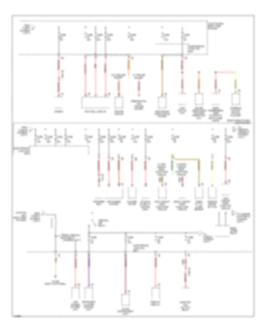 Power Distribution Wiring Diagram (3 of 7) for BMW X3 28i 2013